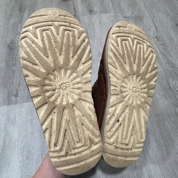 Ugg Men’s Brown Lace Up Neumel Utility Waterproof Ankle Boots Size 7 - Picture 5 of 6